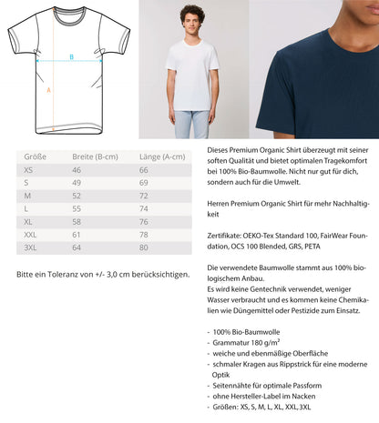 Measurement - "Naked man" - Premium Top - Schwul Apparel