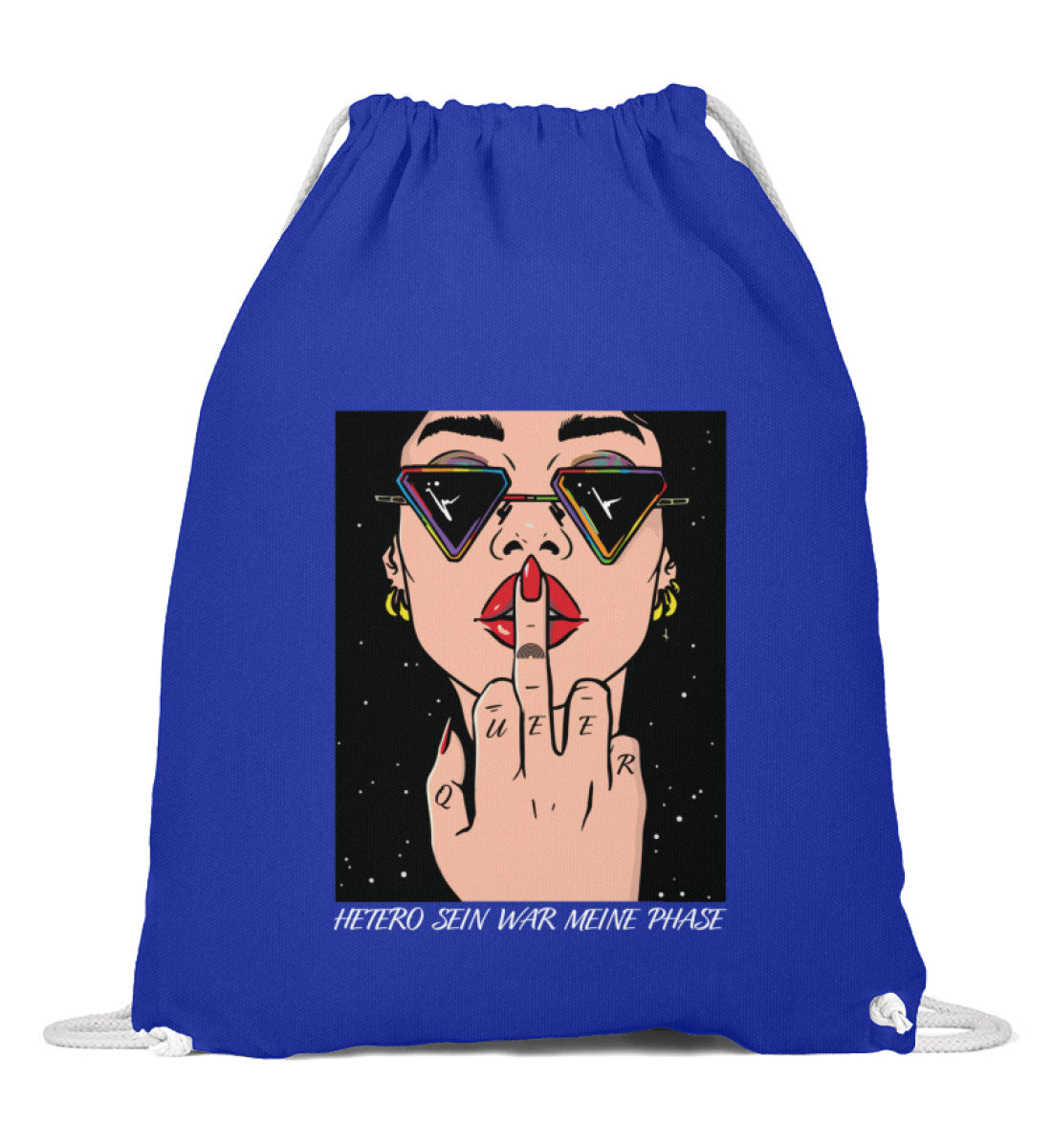 Royales Blau - "Hetero sein war meine Phase" - Tasche - LGBTQIA+ Support Gear