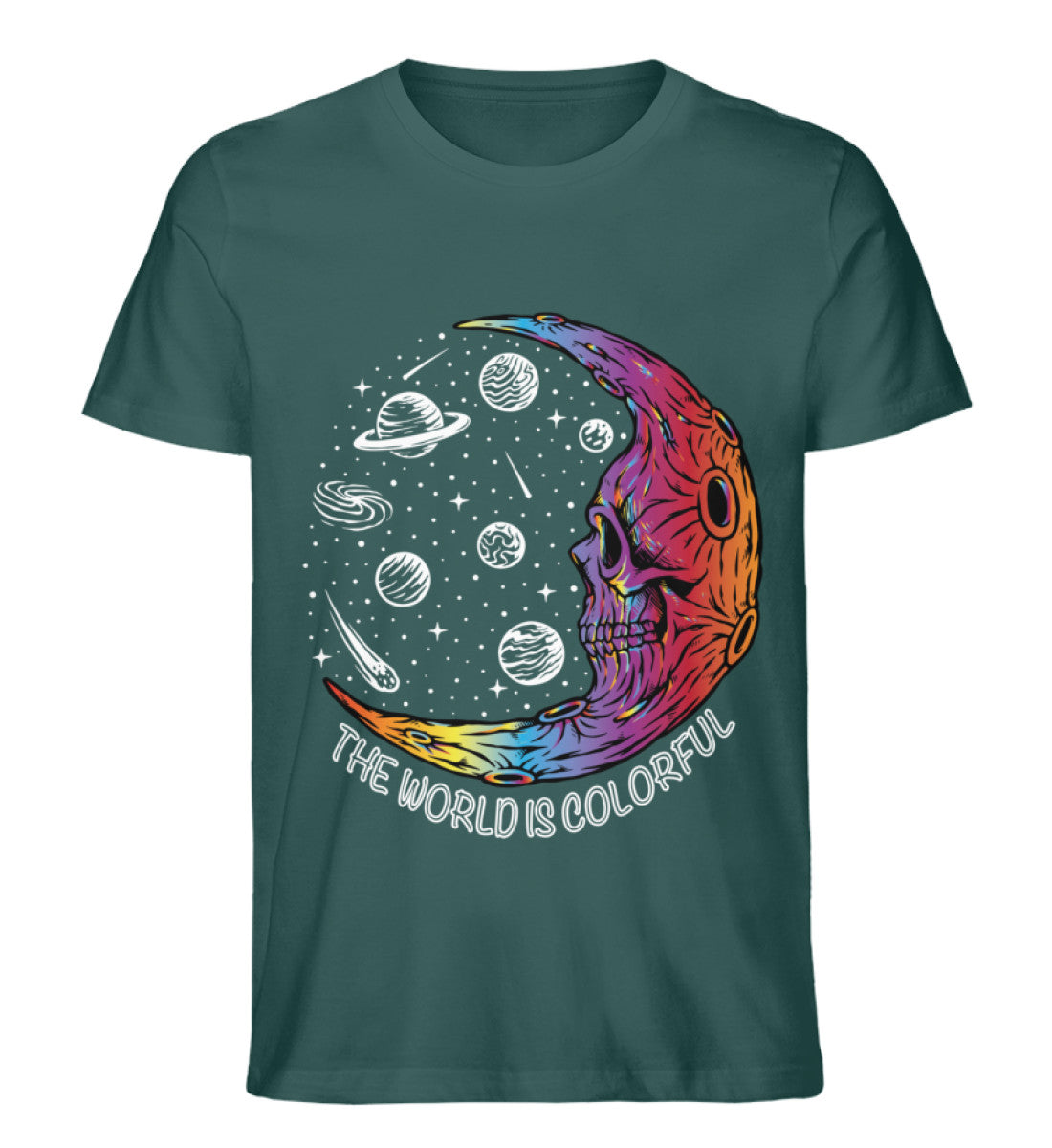 Glazed Green - Diversität Feiern - Unisex Organic Shirt - "The World is Colorful"