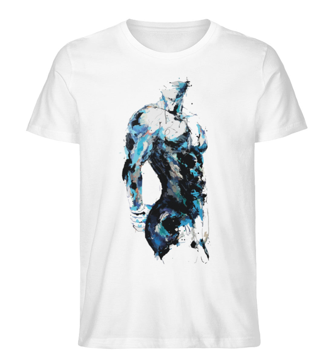 White - "Naked man" - Premium Organic Shirt - Gay Fashion