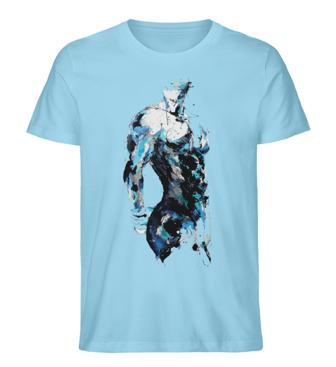 Himmelblau - "Naked man" - Organic Shirt - Gay Clothing