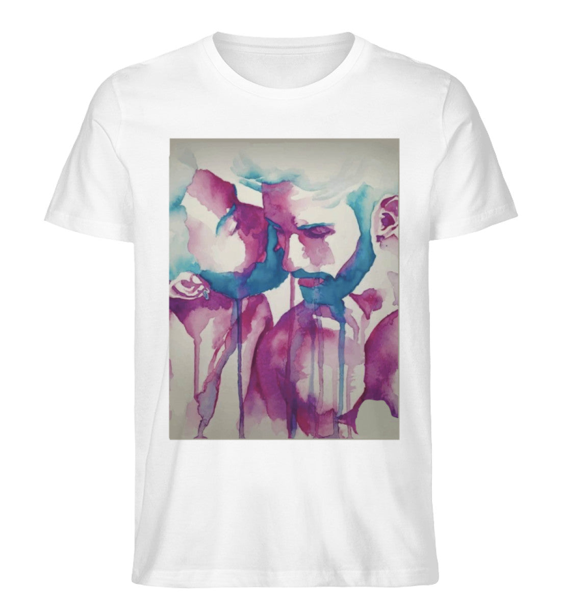 White - "Kiss Me" - Unisex Shirt - Queer Fashion